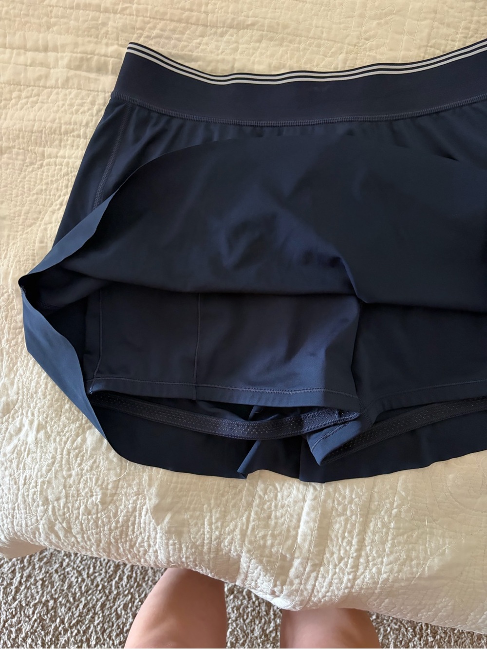 Practically new Athleta navy skort - Picture 3 of 5